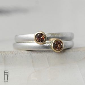 Andalusit Ringe Gold Silber