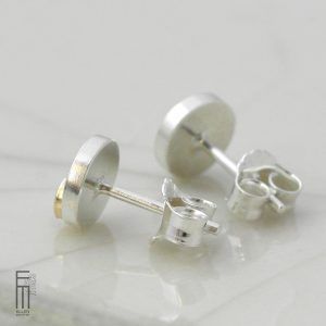 Ohrstecker mit grünen Turmalin in Gold