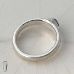 grün-blauer Turmalin Ring für Frauen