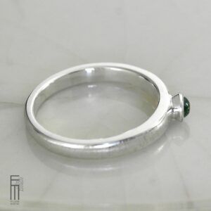 Tsavorit Ring - Ring aus Silber mit grünen Granat