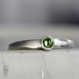 Tsavorit Ring - Ring aus Silber mit grünen Granat