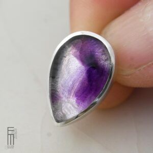 handgefertigter Anhänger mit Trapiche Amethyst