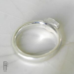 Gelbgrüner Turmalin Ring Silber