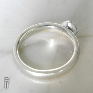 Hellgrüner Turmalin Ring aus 925 Silber